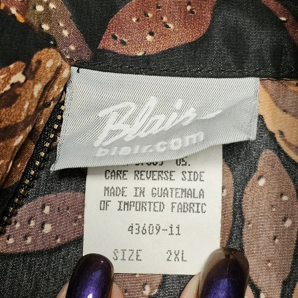 Blair Zip Up FALL Jacket Sz 2X - Picture 11 of 11